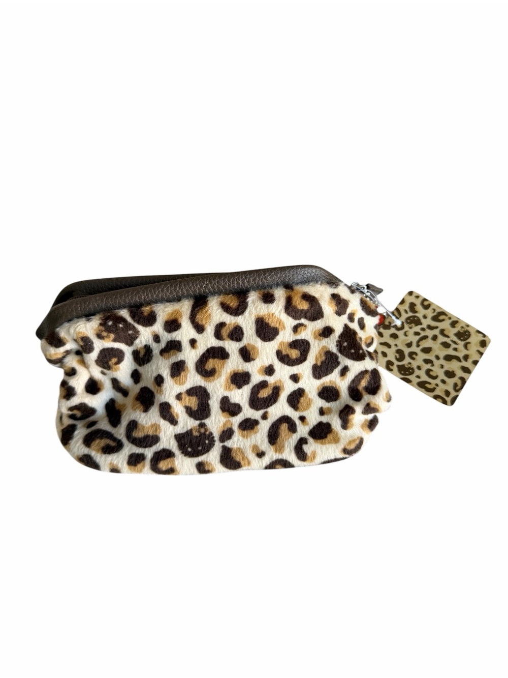 Vintage 2011 Sanrio Hello Kitty Leopard Print Pouch NWT